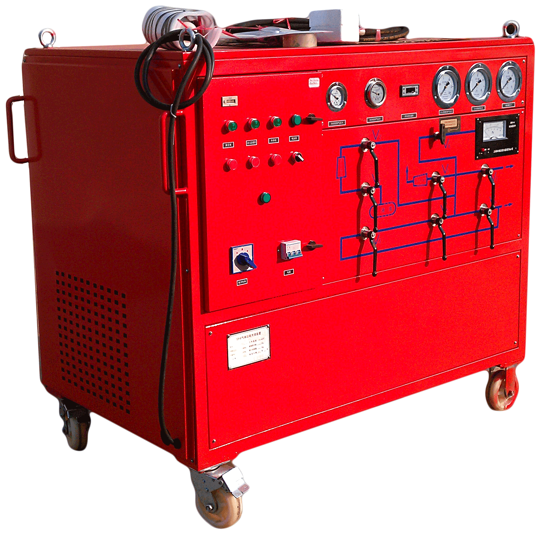 SF6氣體回收裝置主要技術參數描述